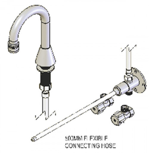 Y780 Knee Auto Tap Basin Kit