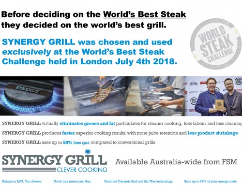 SYNERGY GRILL WINS FSAA INNOVATION OF THE YEAR AWARD 2018