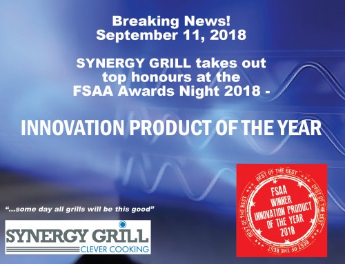 SYNERGY GRILL takes out the PRODUCT INNOVATION OF THE YEAR AWARD 2018!